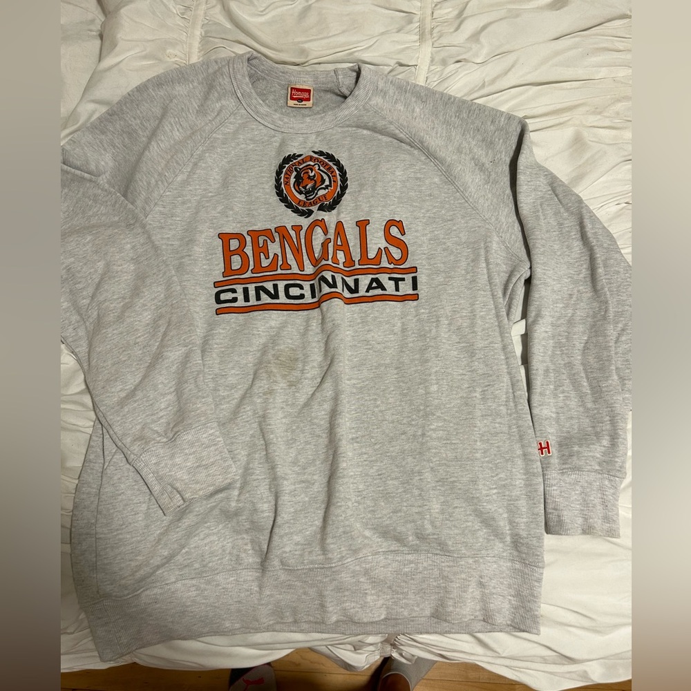 Homage XL Cincinnati Bengals Crest Crew neck